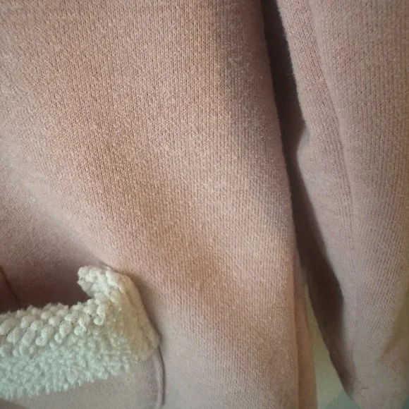 Pink Toggle Teddy Jacket for Women - Picture 6 of 8